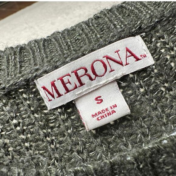 Merona: Green Crewneck Sweater - Picture 3 of 5